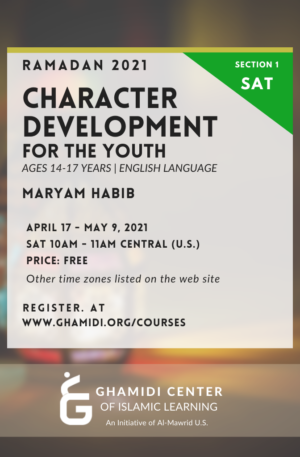 Character Development for the Youth - Section 1