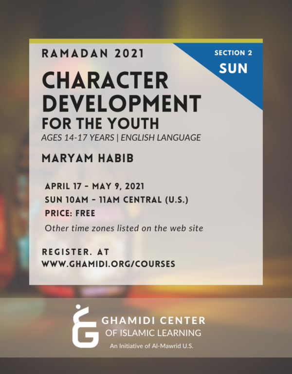 Character Development for the Youth - Section 2