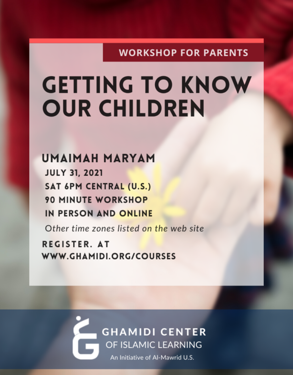 Workshop: Getting to Know Our Children
